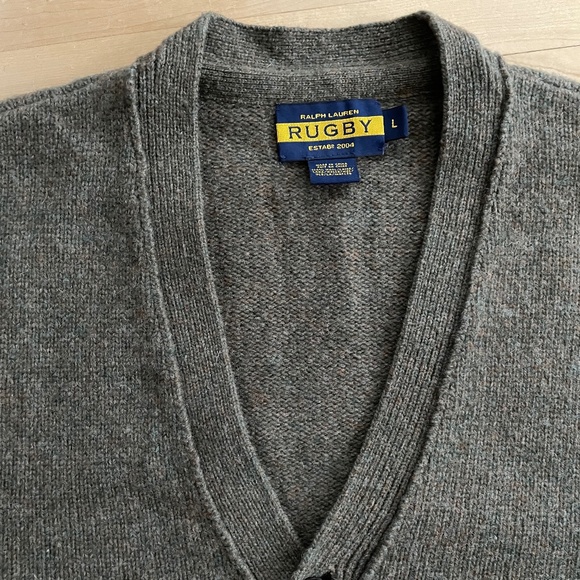 Ralph Lauren Rugby Wool Cardigan Sweater - Picture 7 of 13